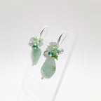 Gemstone Drop Earrings - Aventurine
