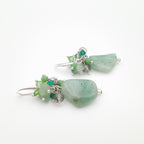 Gemstone Drop Earrings - Aventurine
