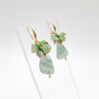 Gemstone Drop Earrings - Aventurine