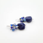 Gemstone Drop Earrings - Sodalite