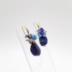 Gemstone Drop Earrings - Sodalite