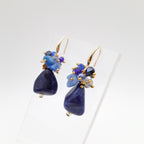 Gemstone Drop Earrings - Sodalite