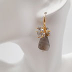 Gemstone Drop Earrings - Labradorite