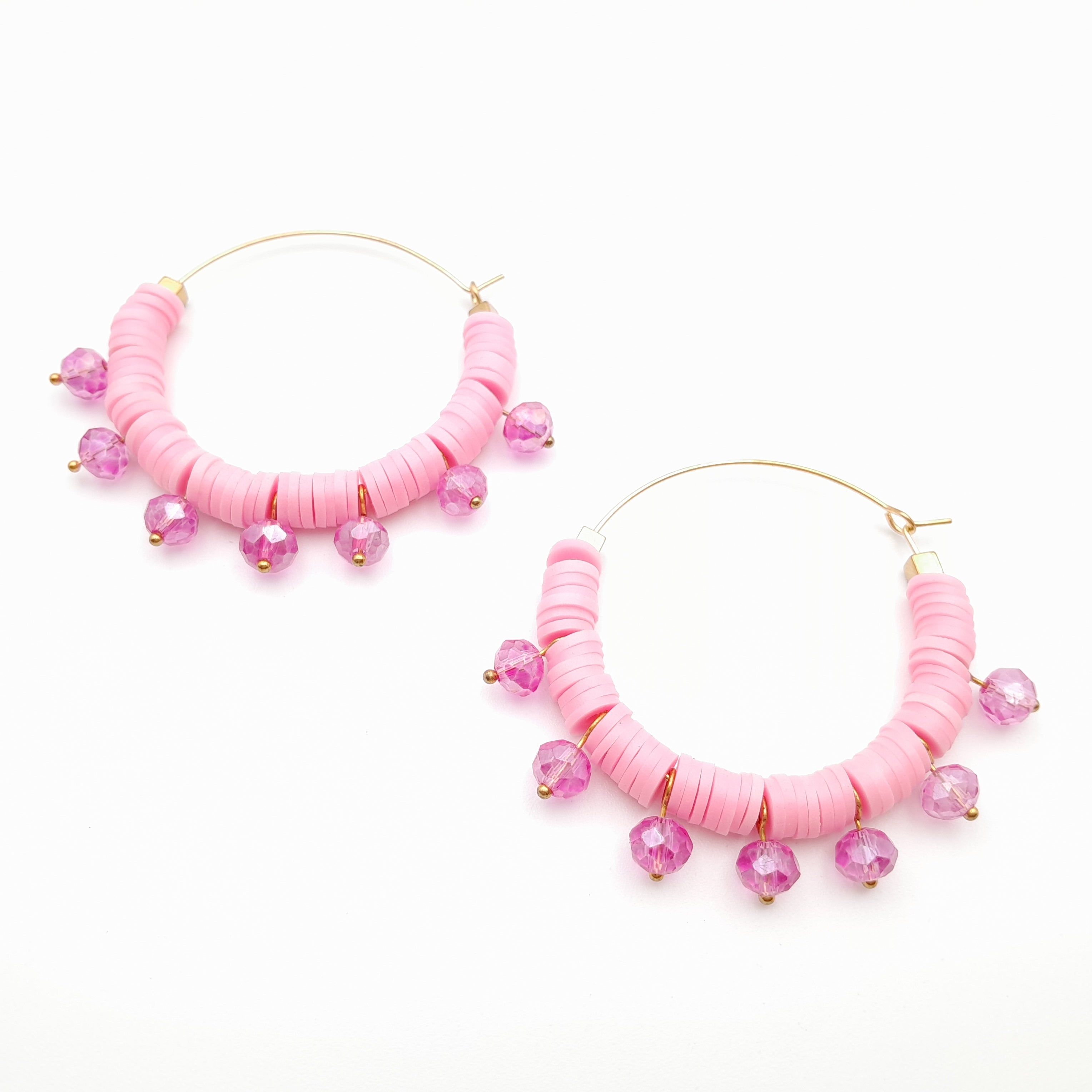 Halo Hoops - Candy Pink