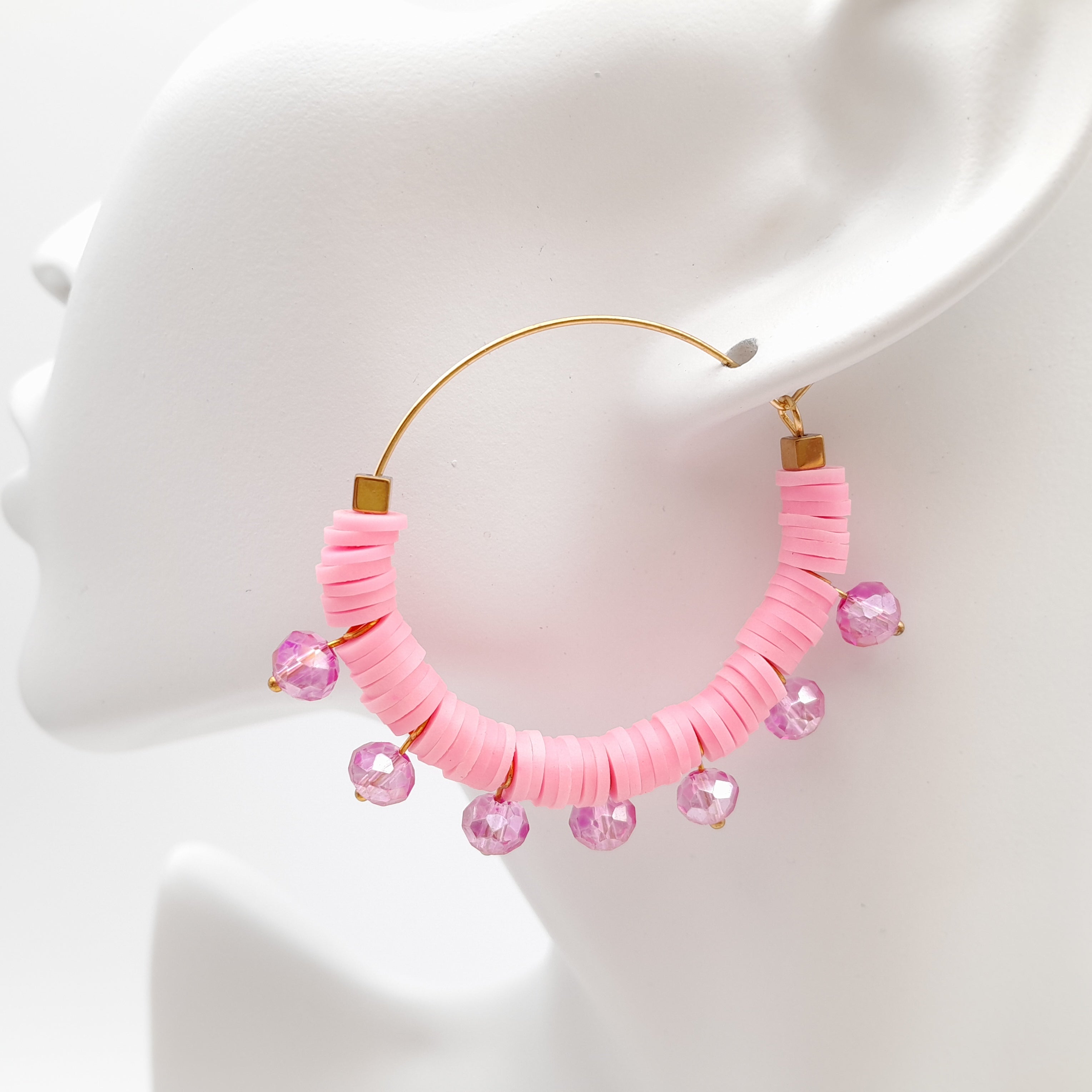 Halo Hoops - Candy Pink