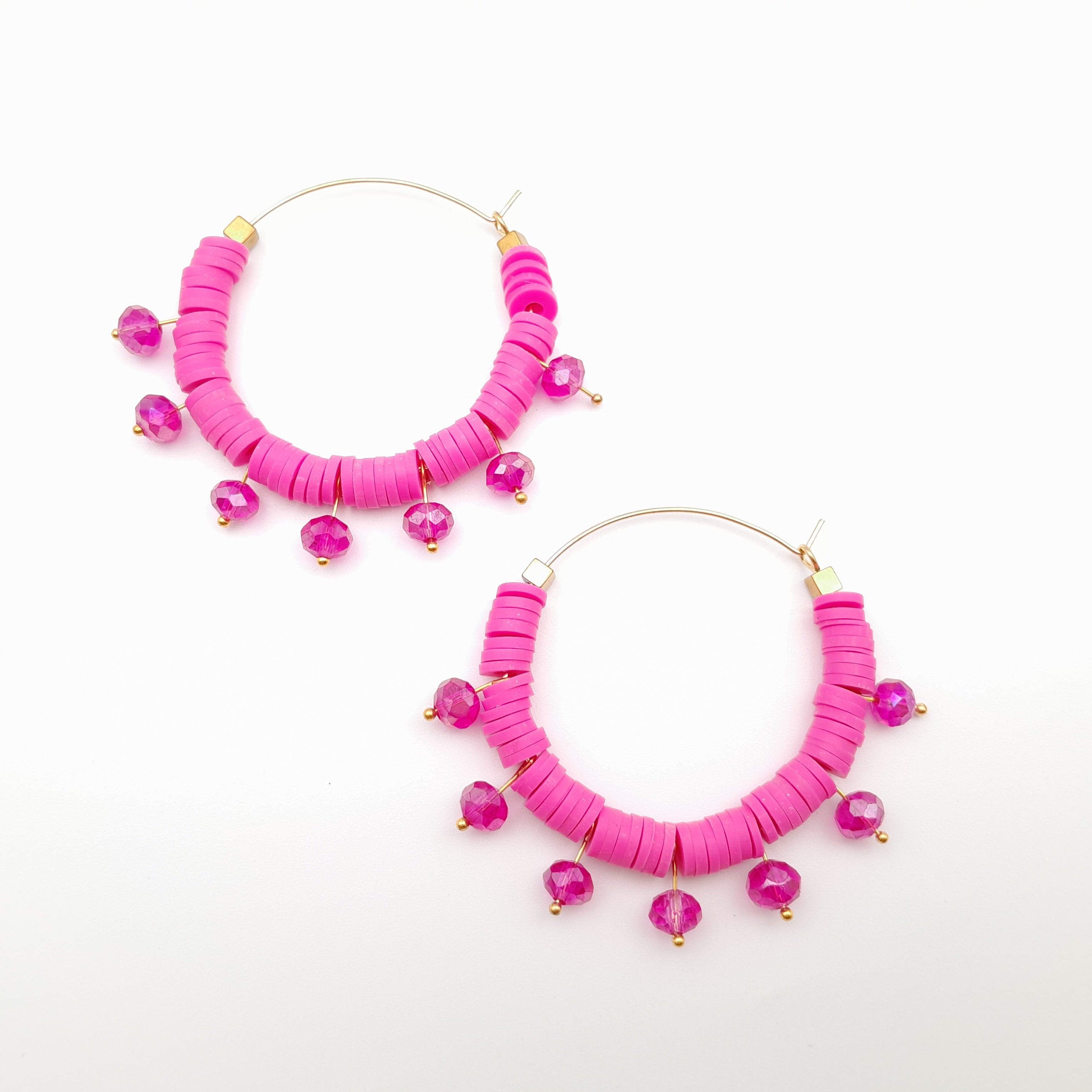 Halo Hoops - Hot Pink