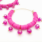 Halo Hoops - Hot Pink