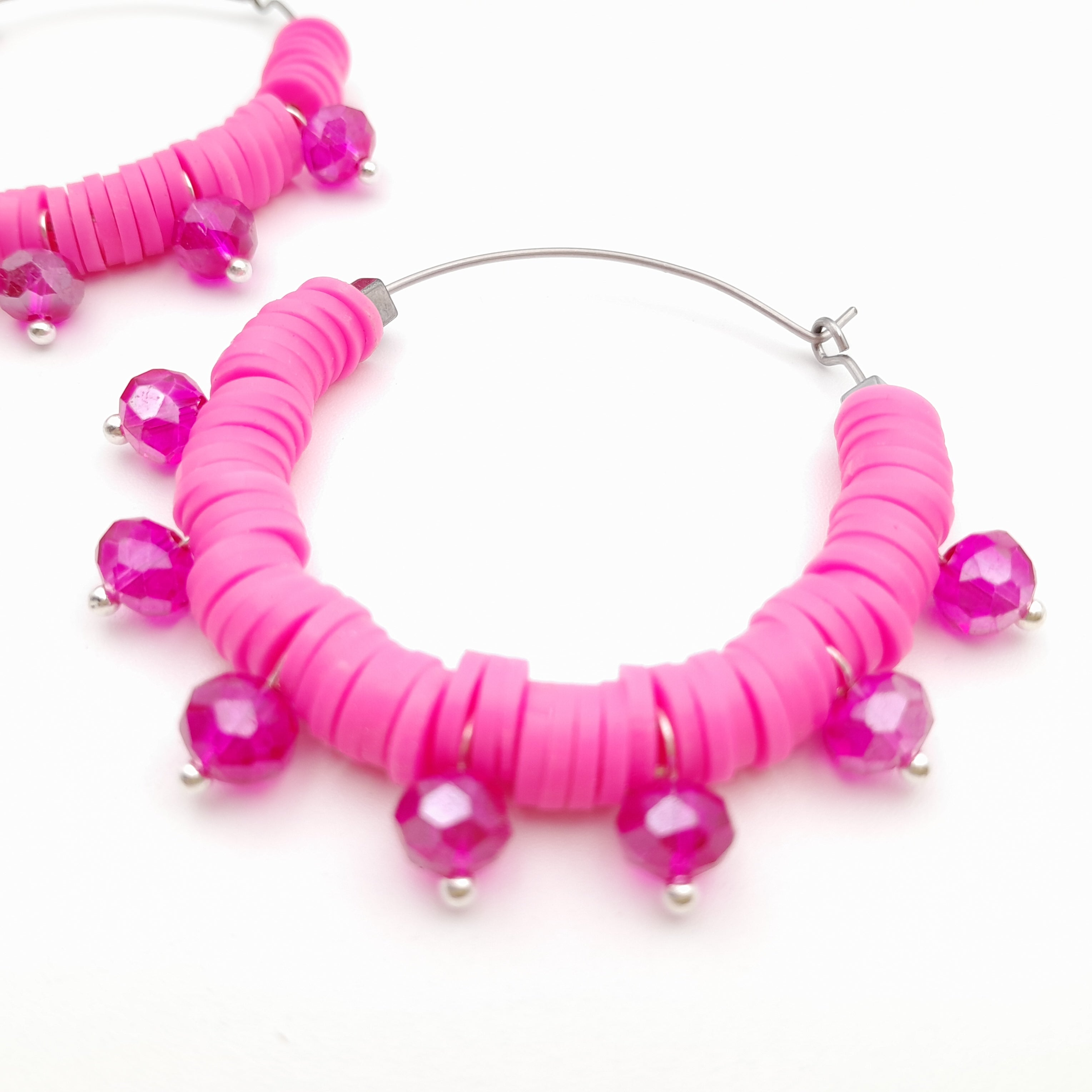 Halo Hoops - Hot Pink