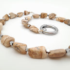 Pebble Necklace - Picture Jasper