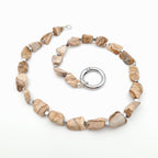 Pebble Necklace - Picture Jasper
