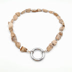 Pebble Necklace - Picture Jasper