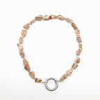 Pebble Necklace - Picture Jasper