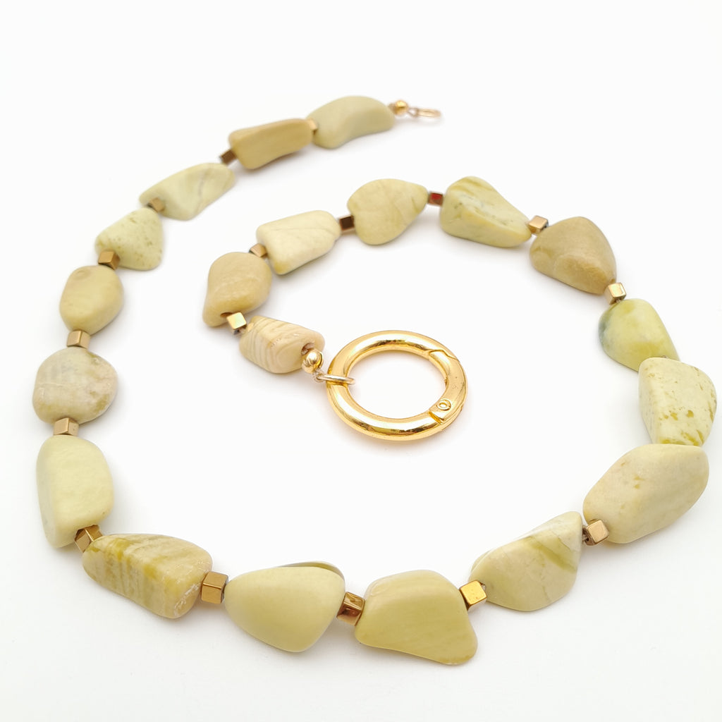 Pebble Necklace - Serpentine