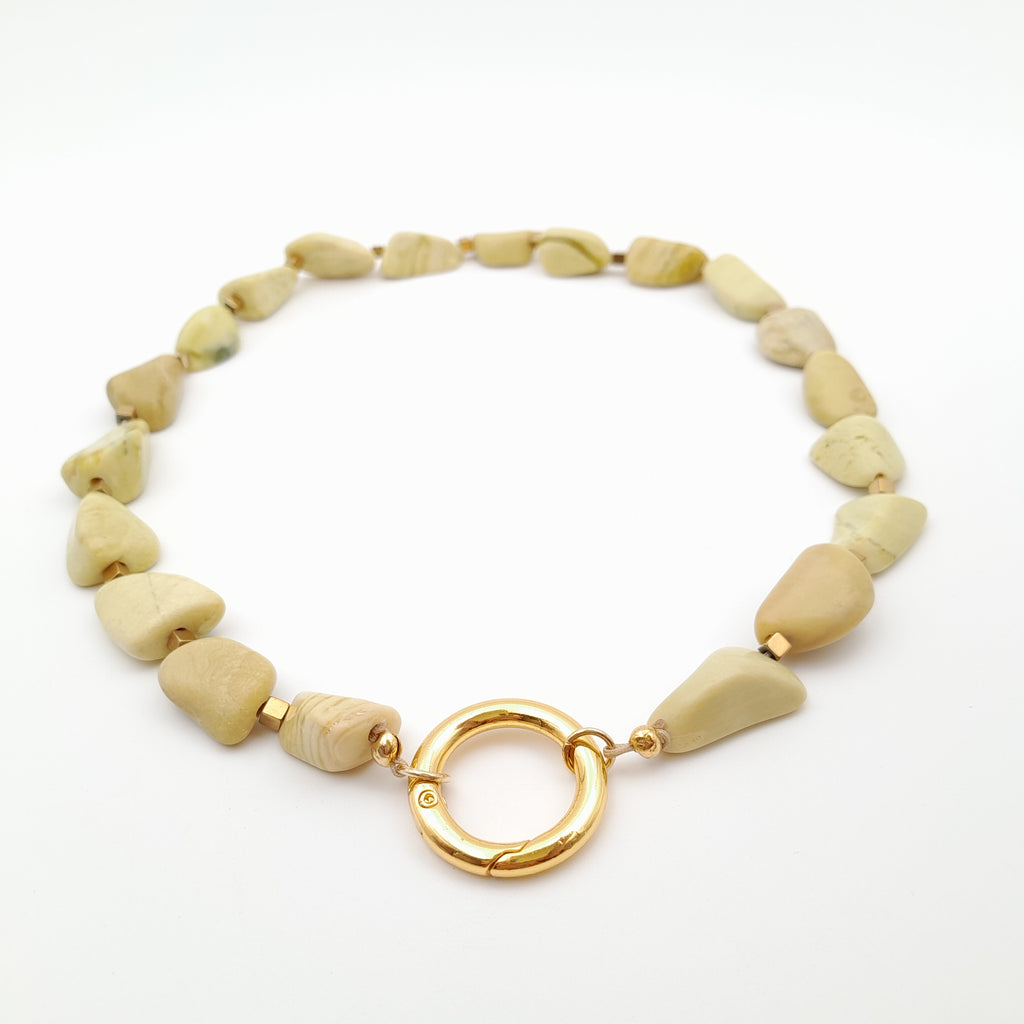Pebble Necklace - Serpentine