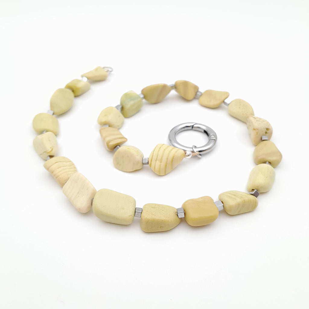 Pebble Necklace - Serpentine