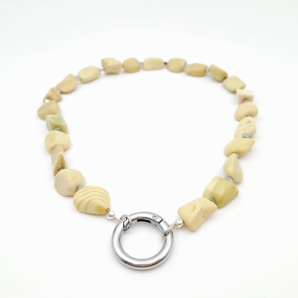Pebble Necklace - Serpentine