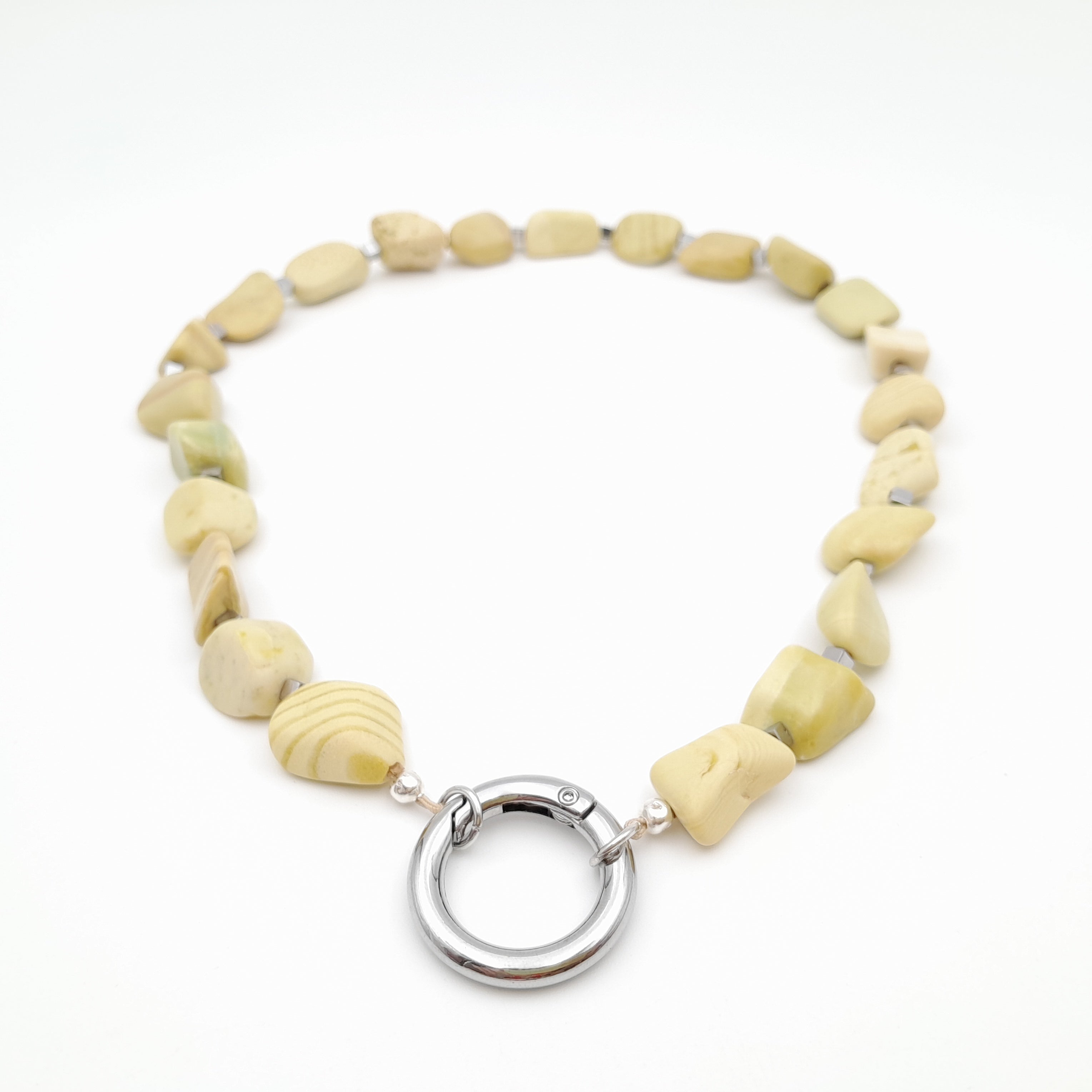Pebble Necklace - Serpentine
