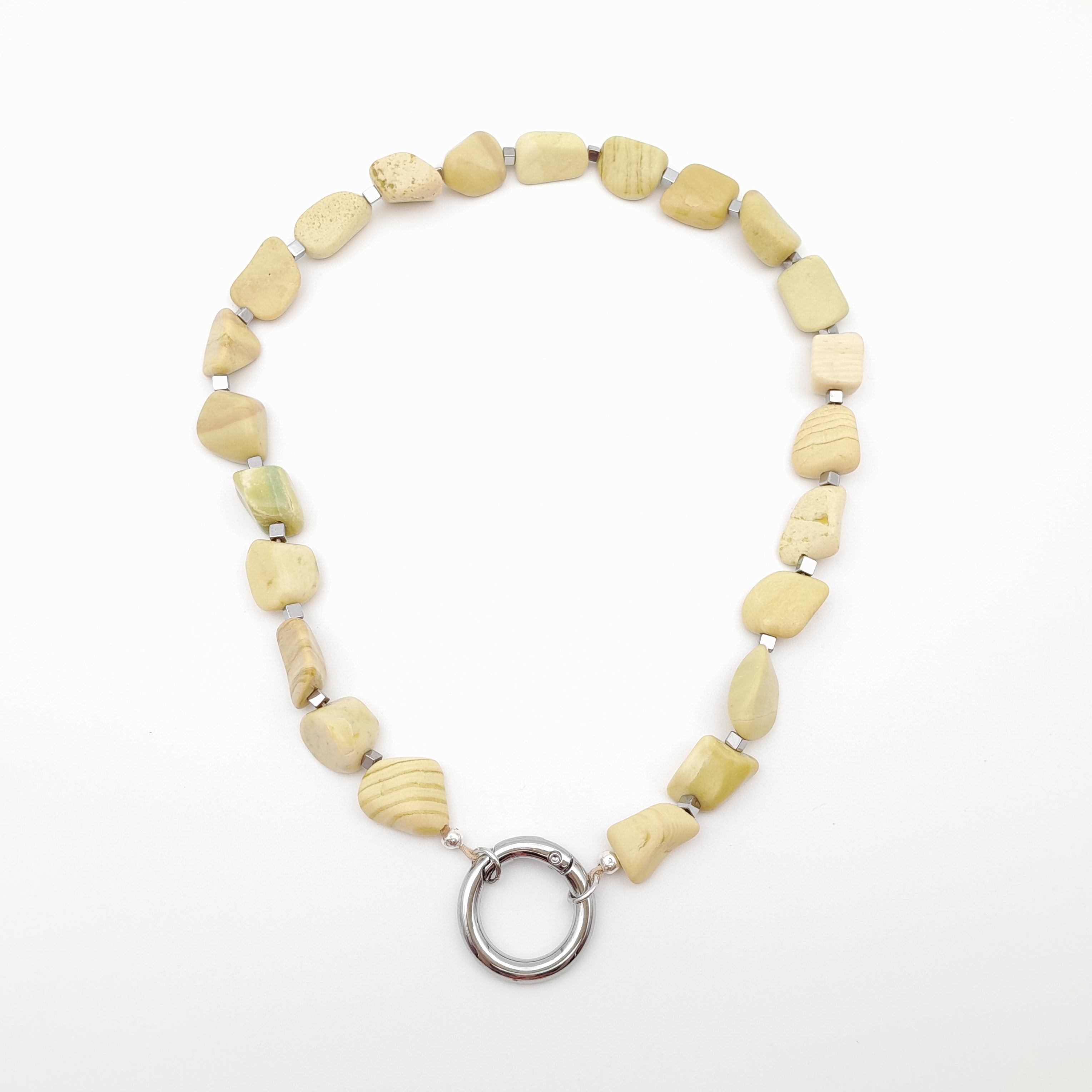 Pebble Necklace - Serpentine