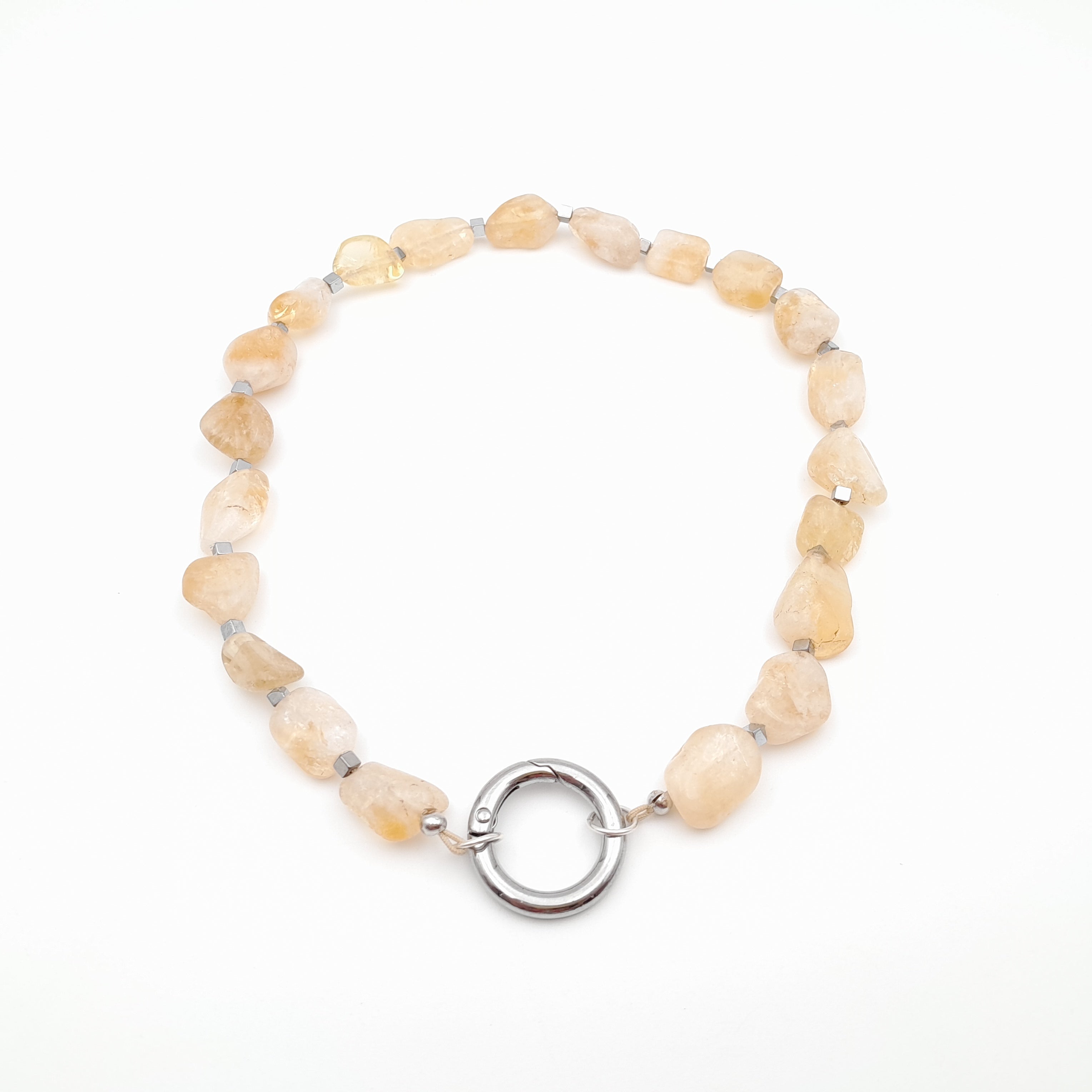 Pebble Necklace - Citrine