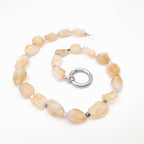 Pebble Necklace - Citrine