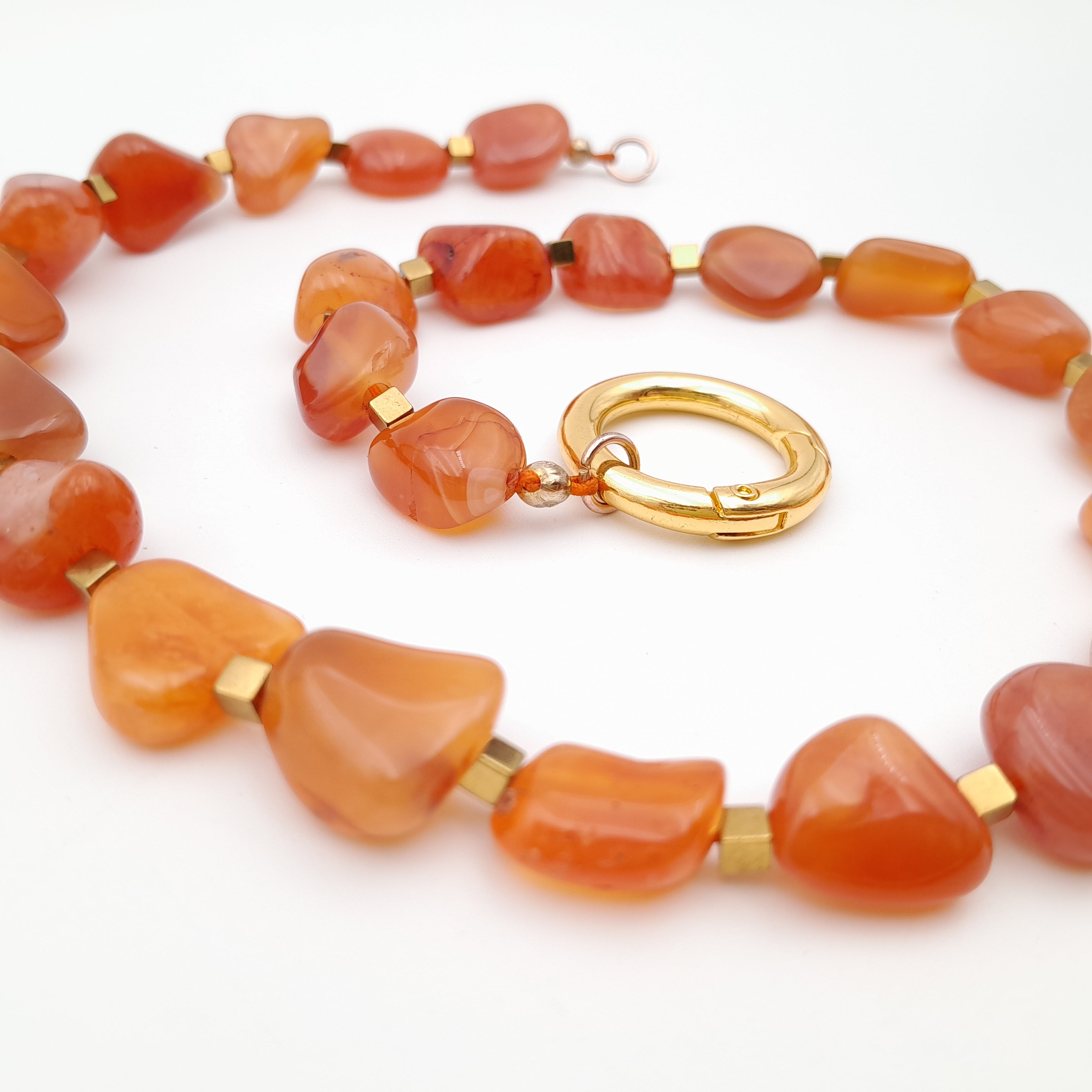 Pebble Necklace - Carnelian