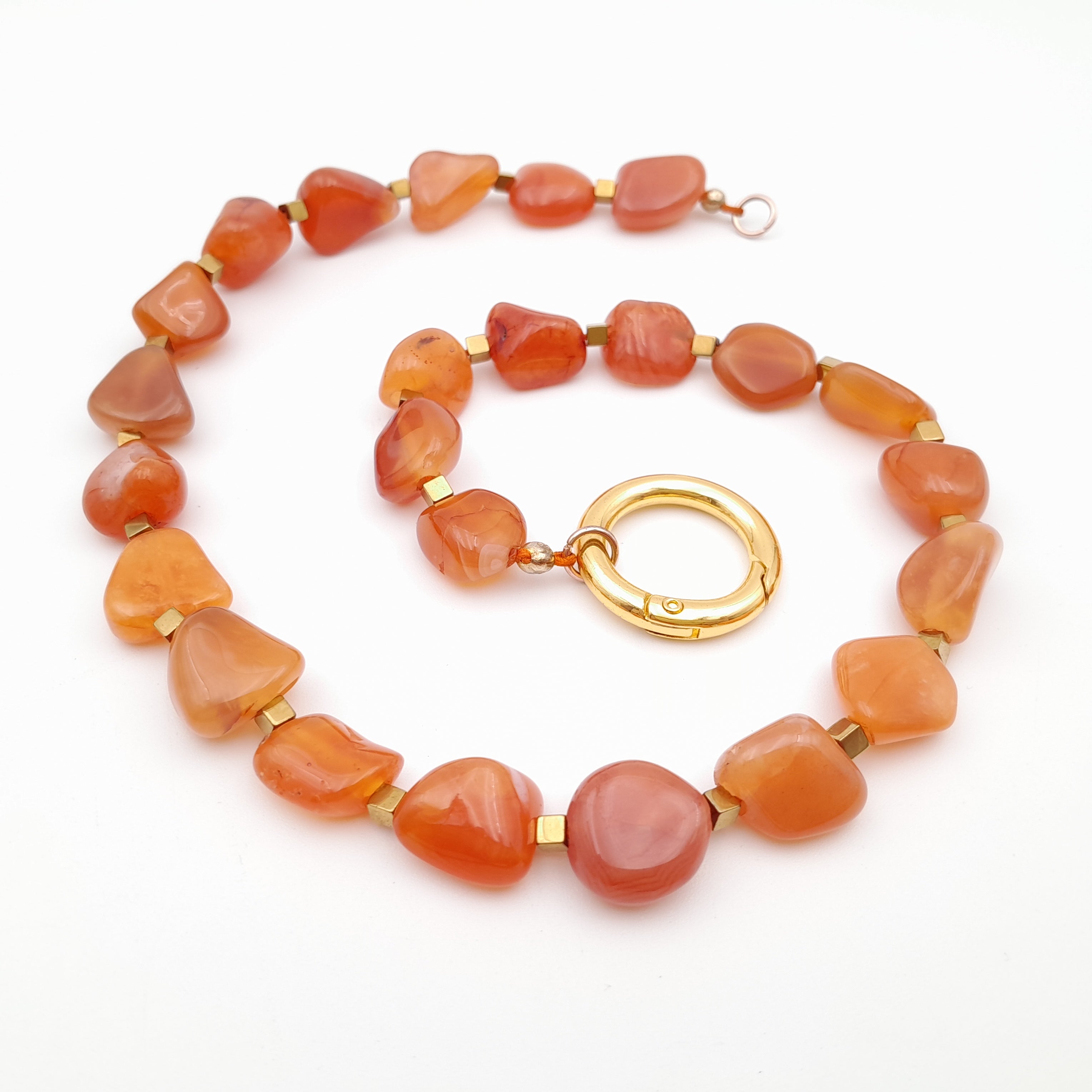 Pebble Necklace - Carnelian