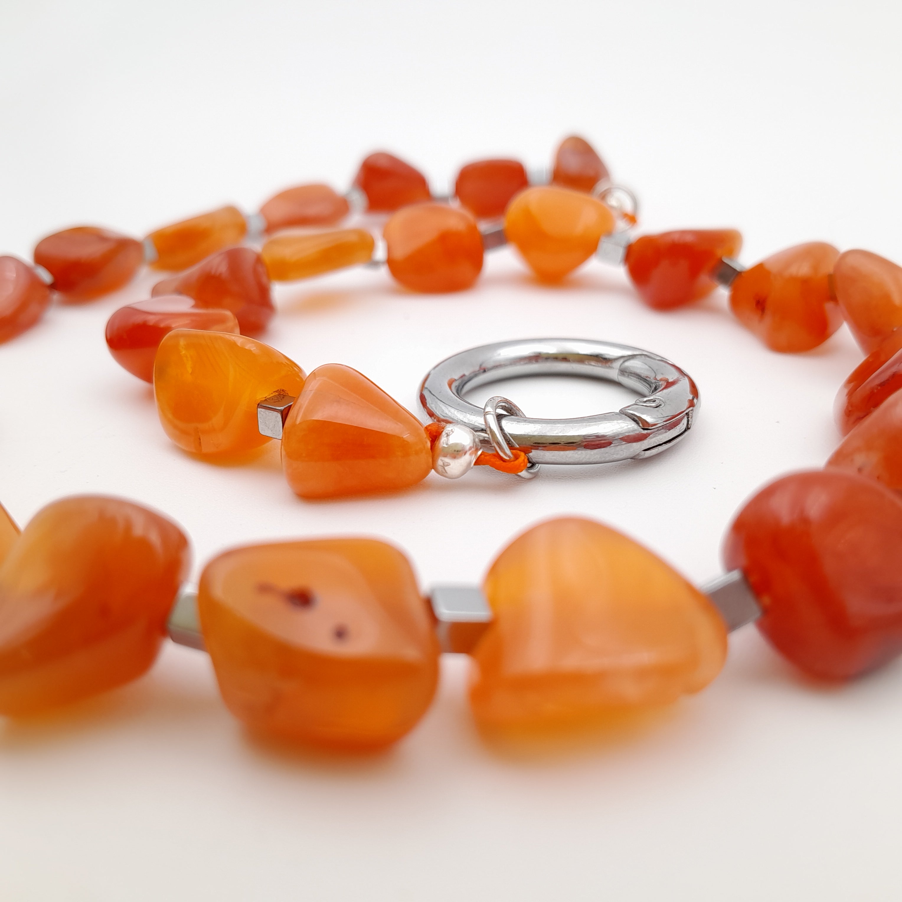 Pebble Necklace - Carnelian