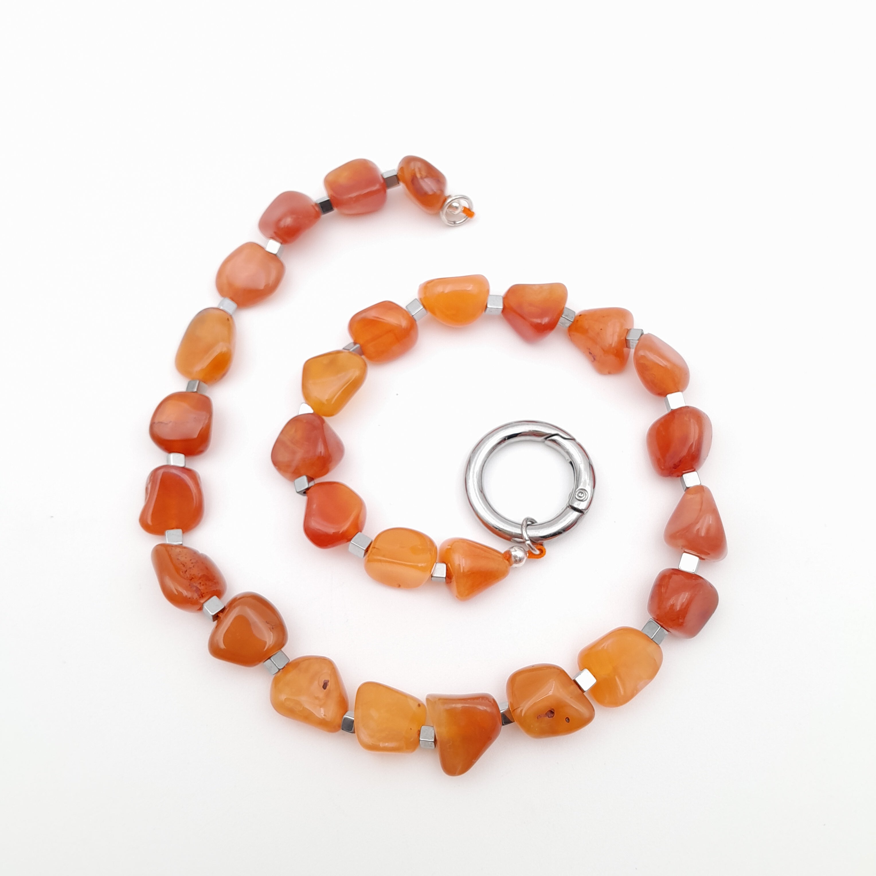 Pebble Necklace - Carnelian