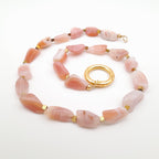 Pebble Necklace - Apricot Agate