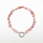 Pebble Necklace - Apricot Agate
