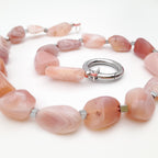 Pebble Necklace - Apricot Agate