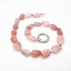 Pebble Necklace - Apricot Agate