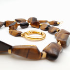 Pebble Necklace - Tiger's Eye