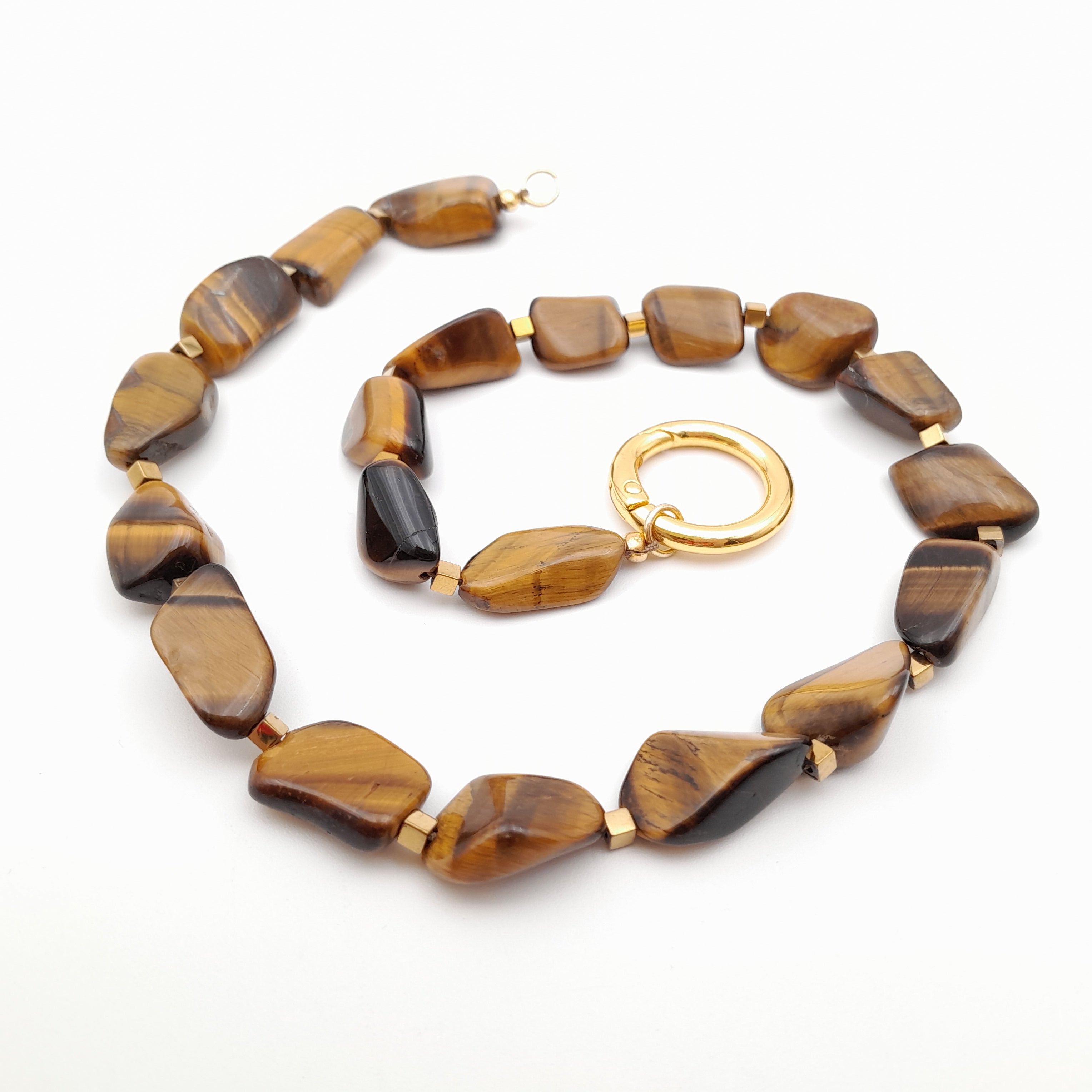 Pebble Necklace - Tiger's Eye