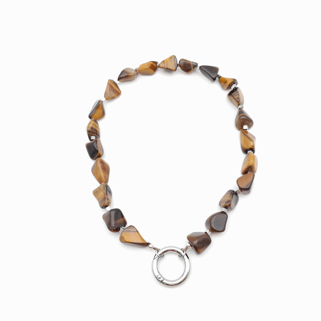 Pebble Necklace - Tiger's Eye