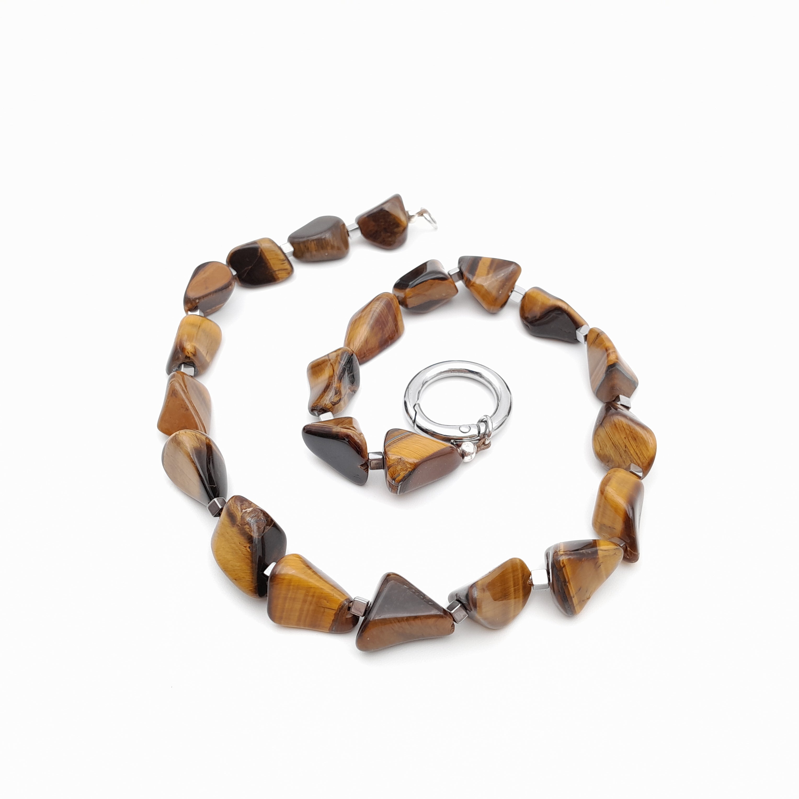 Pebble Necklace - Tiger's Eye