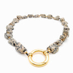 Pebble Necklace - Dalmatian Jasper