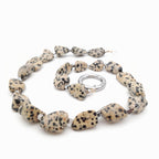 Pebble Necklace - Dalmatian Jasper