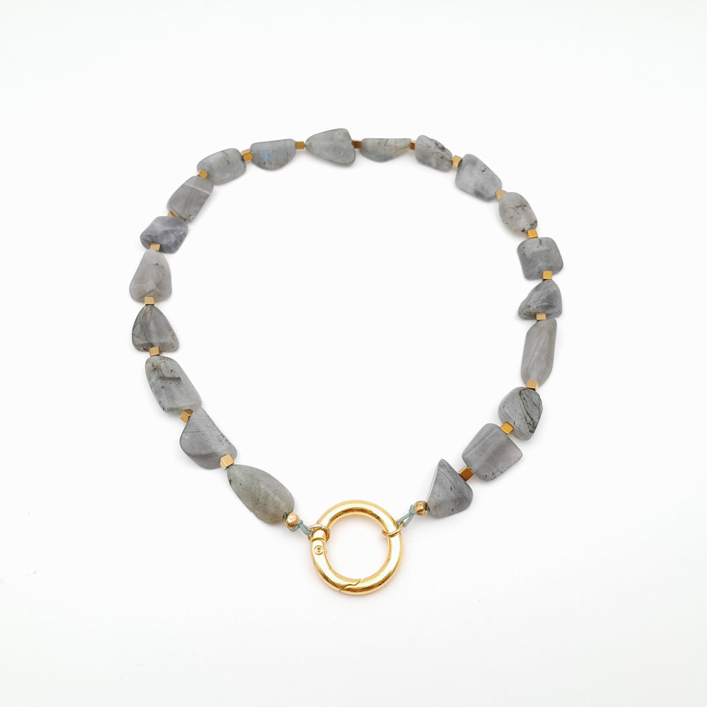 Pebble Necklace - Labradorite