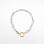 Pebble Necklace - Blue Lace Agate