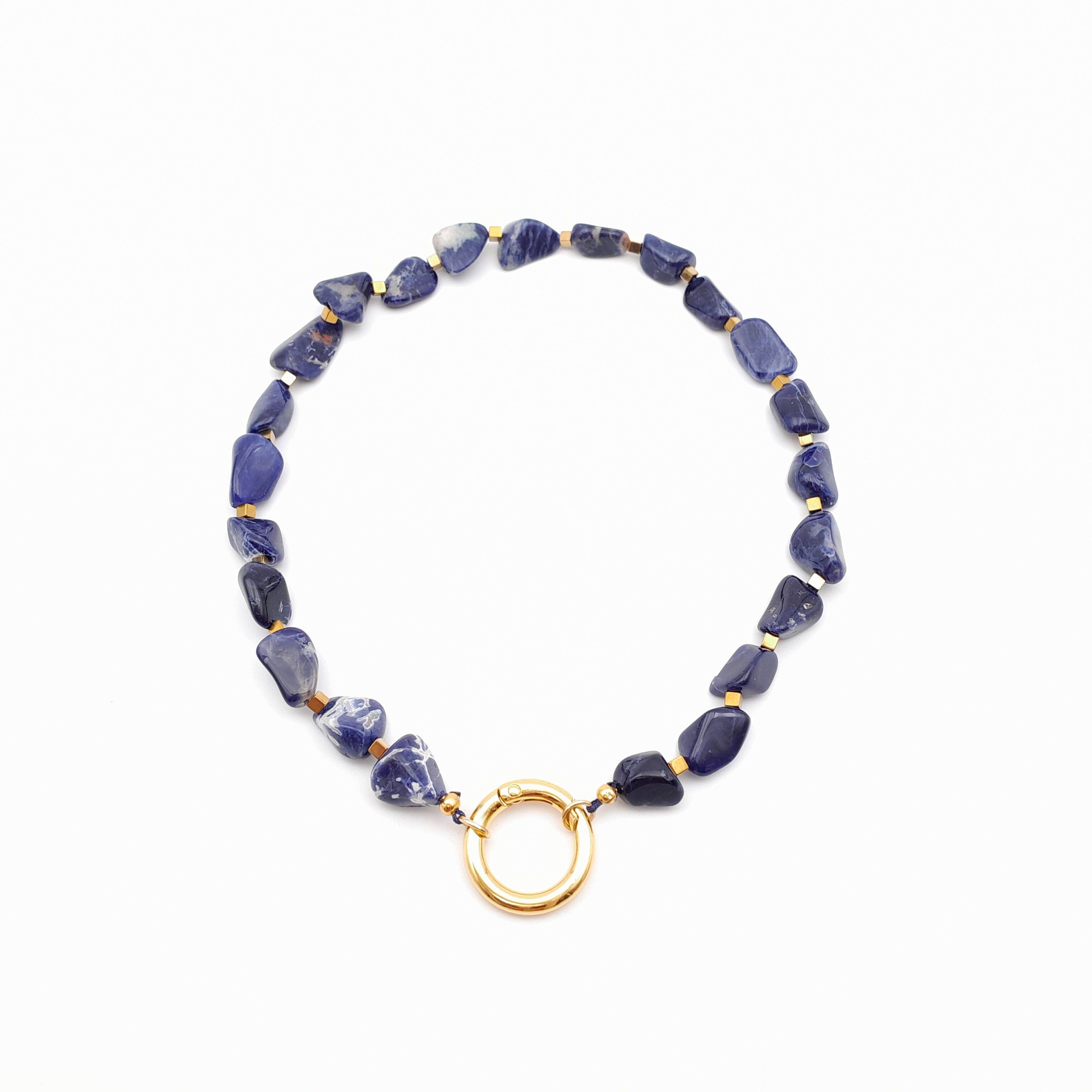Pebble Necklace - Sodalite