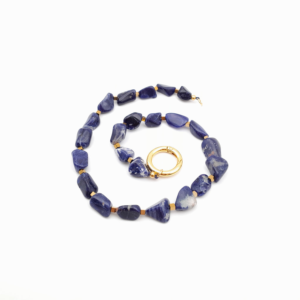 Pebble Necklace - Sodalite