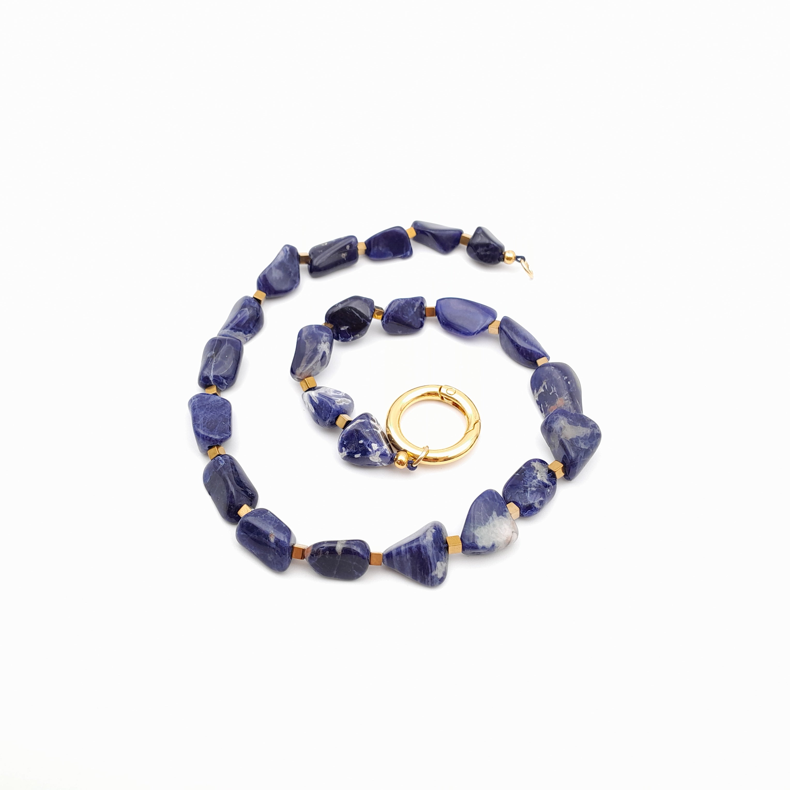 Pebble Necklace - Sodalite