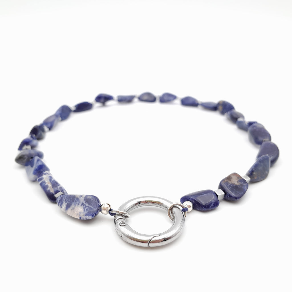 Pebble Necklace - Sodalite