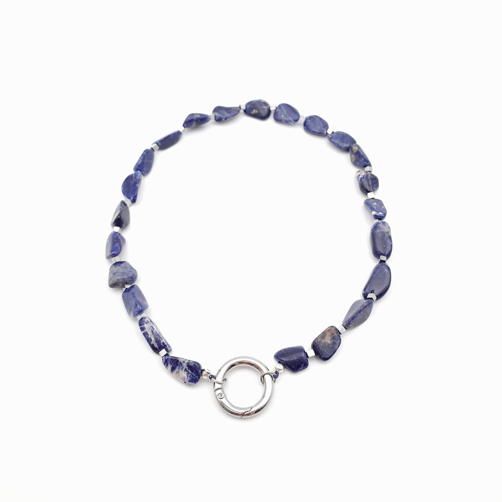 Pebble Necklace - Sodalite