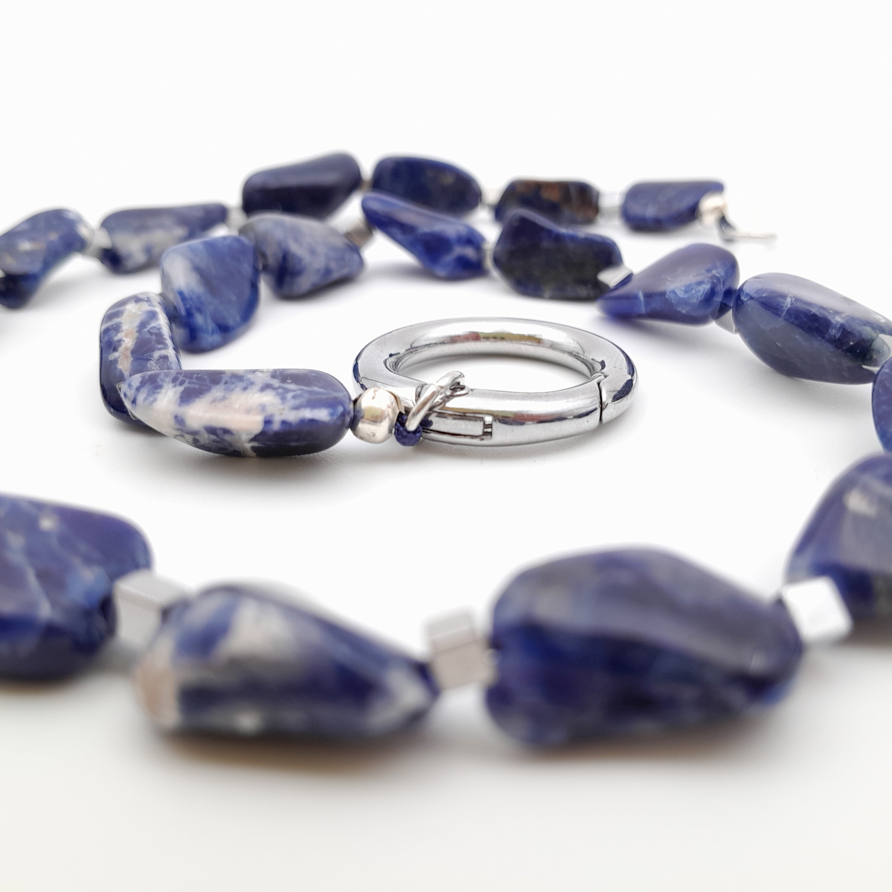 Pebble Necklace - Sodalite