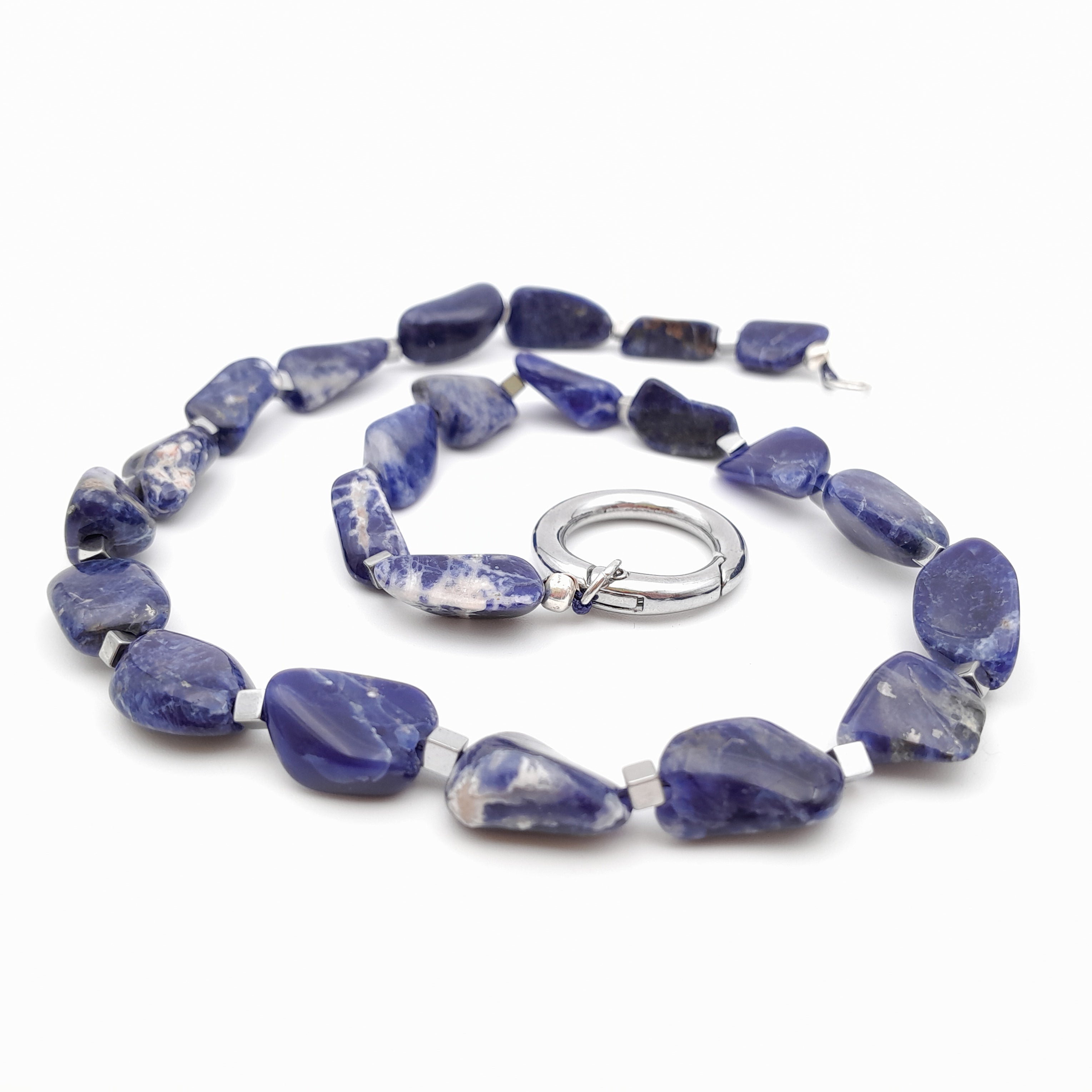 Pebble Necklace - Sodalite