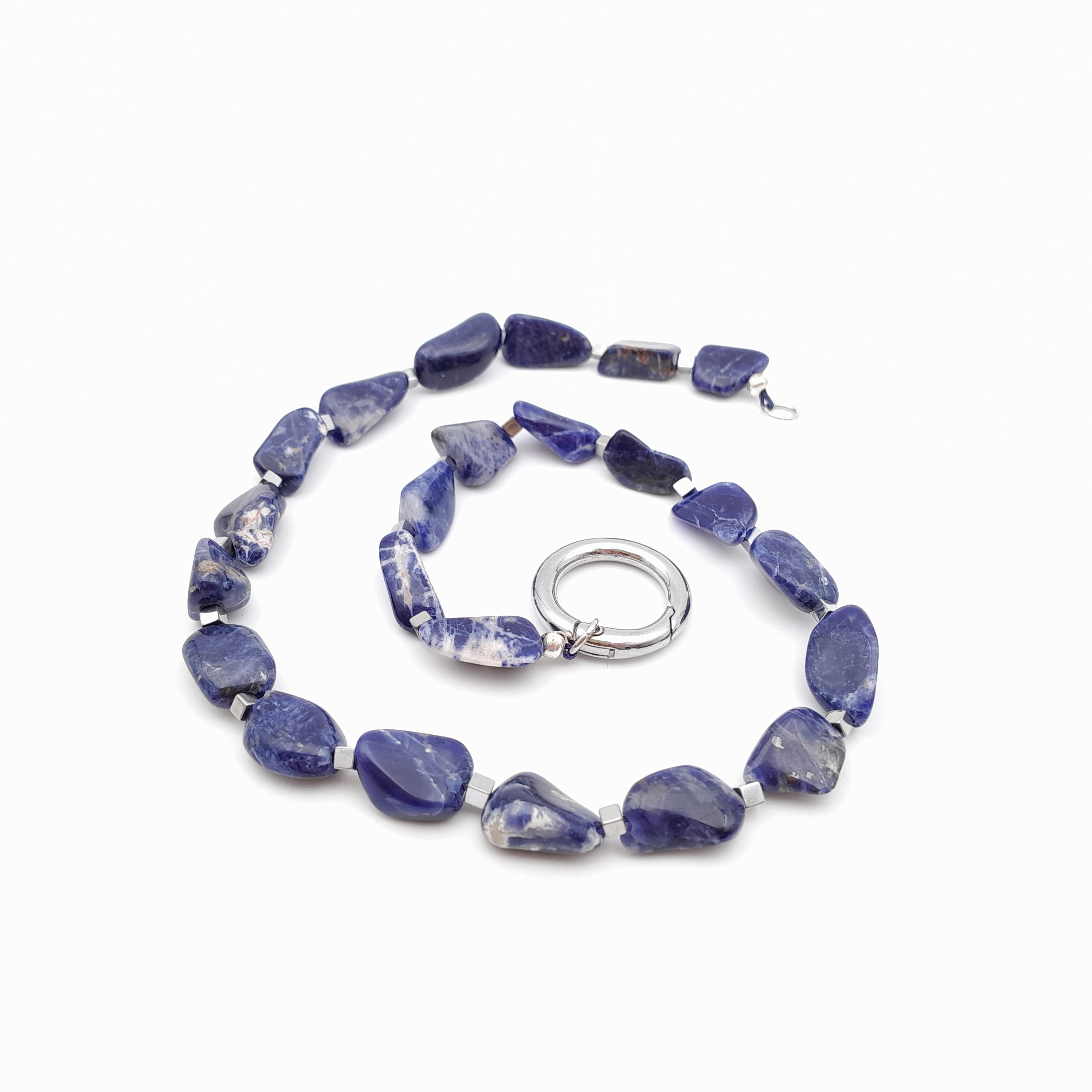 Pebble Necklace - Sodalite