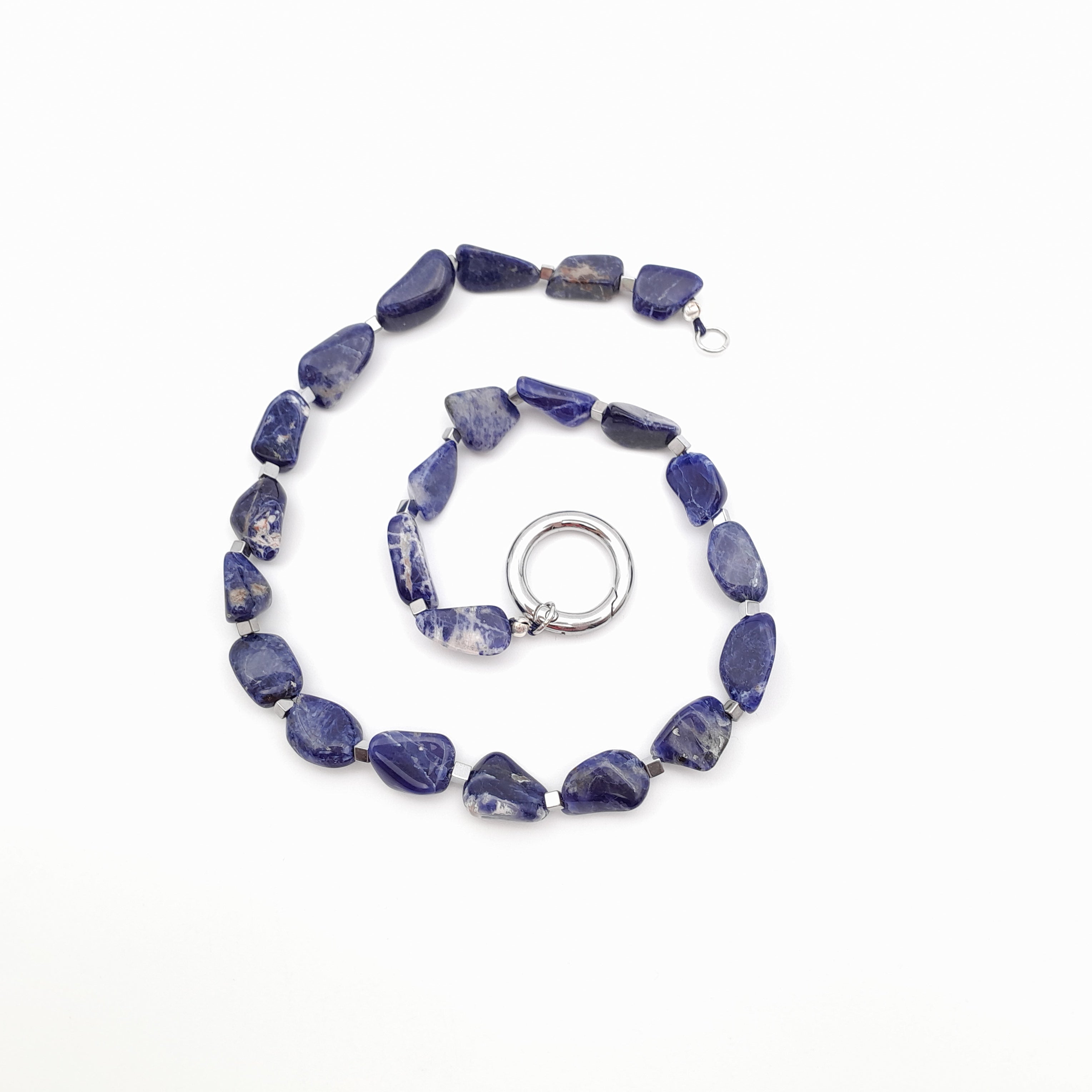 Pebble Necklace - Sodalite