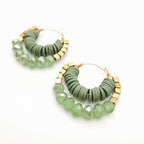 Crescent Hoops - Sage